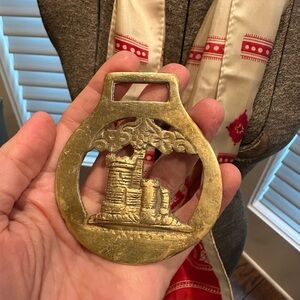 Castle Vintage Horse Brass (scarf slide)